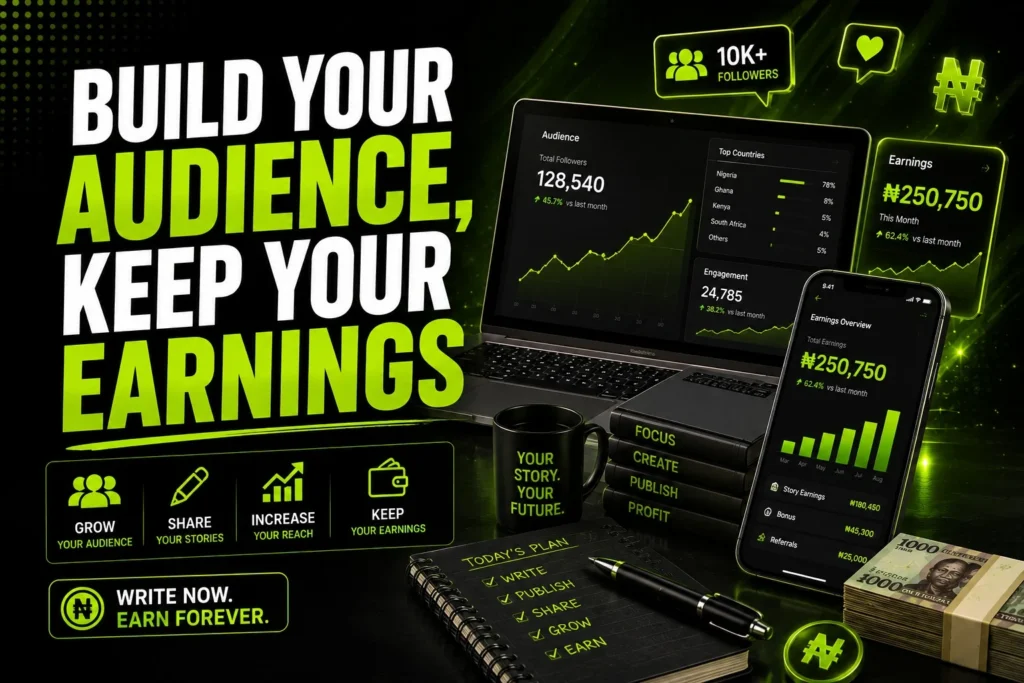 Best Online Platform for Nigerian Creatives to Build an Audience and Earn